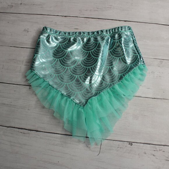 Wonder Nation Baby Girl Bikini Swimsuit Set Size 12 Months 3 Pc Mermaid - Picture 5 of 5
